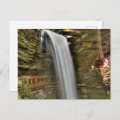 Cavern Cascade, Watkins Glen State Park, New York Briefkaart (Voorkant / Achterkant)