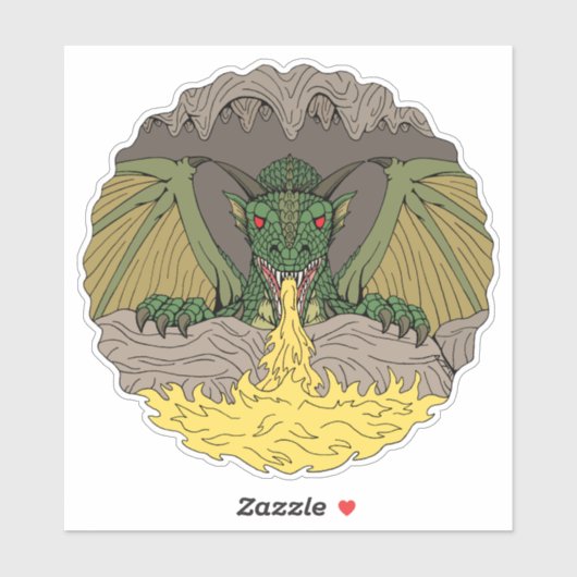 Cavern Dragon 2016 Sticker (Vel)
