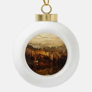 Cavern Lake Keramische Bal Ornament