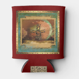 Cavers Dans voor Vrede Elegante Rode Koelbox Blikjeskoeler