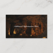 Caves Cango S. Afrique Cartes de visite (Dos)