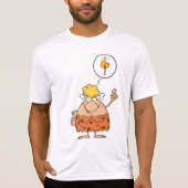 Cavewoman denkt aan brandstapel t-shirt (Voorkant)