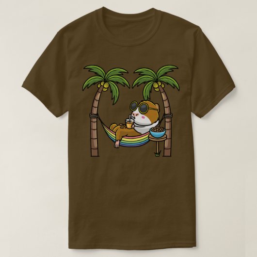 Cavia cavia cavy Rodent in Hammock Vacking T-shirt (Design voorkant)
