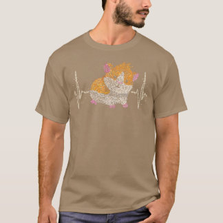 Cavia Cavia Pig Heartbeat T-shirt