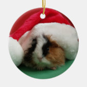 Cavia Dier Kerstversiering Keramisch Ornament (Voorkant)