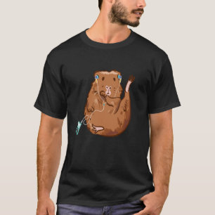 Cavia en Muziek Cute Cavia Muziek Mannen Vrouwen T-shirt