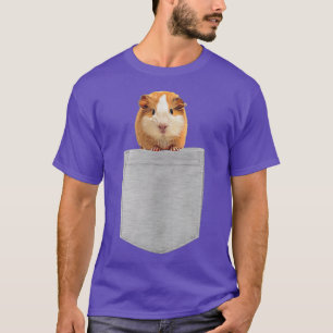 Cavia Fake Pocket Hamster Art Knaagdier T-shirt