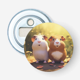 Cavia-flesopener, schattig . button flesopener