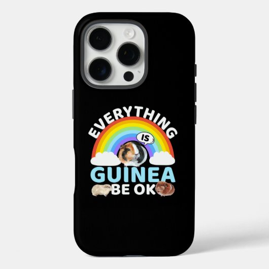 cavia-guinea komt in orde, bemoediging Case-Mate iPhone case (Achterkant)