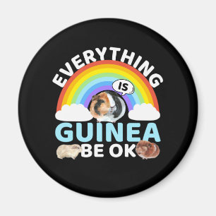 cavia-guinea komt in orde, bemoediging magneet