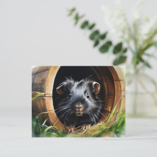 Cavia Huisdier Liefhebber Waterverf Briefkaart