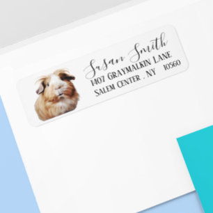 Cavia Huisdier Retouradres Etiket