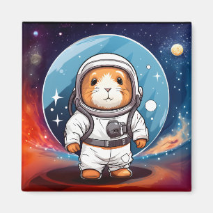 Cavia in de ruimte magneet