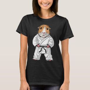 Cavia Karate Ninja Jiu-jitsu Taekwondo Martia T-shirt