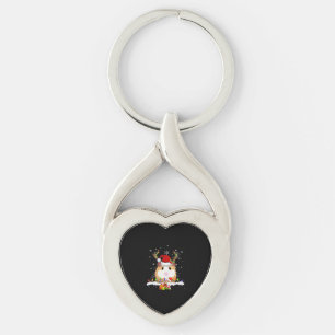 Cavia Kerst Rendier Kerstverlichting Sleutelhanger