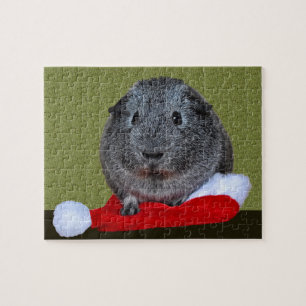 Cavia Kerstmis Legpuzzel