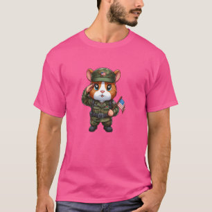 Cavia legerhuisdier grappig militair t-shirt