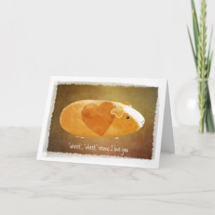 Cavia Liefhebber Valentijn Kaart