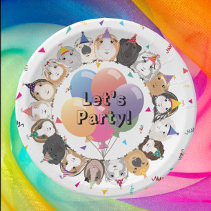 Cavia Party Papieren Bordje