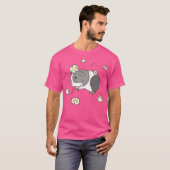 cavia-patroon t-shirt (Voorkant volledig)