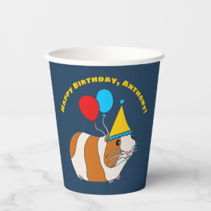 Cavia Pig. en Balloons Birthday Party Papieren Bekers