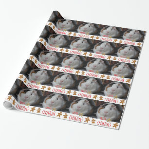 Cavia Pig Kerstmis Cadeaupapier