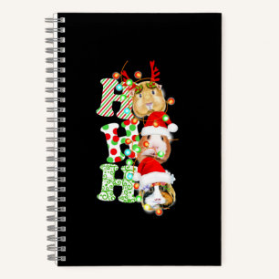 Cavia Pig Kerstmis Notitieboek
