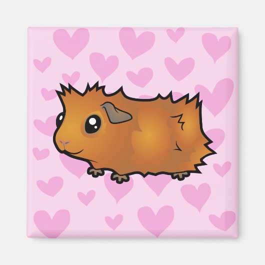Cavia Pig Love Magneet (Voorkant)