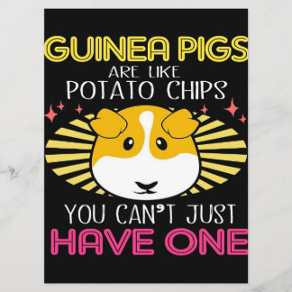 Cavia Pig Potato Chip Funny Pet Owner Gift Ideeën Menu