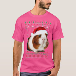 Cavia Pigne Kerstmis Pj Costume Pajama Guinee Pig T-shirt
