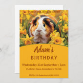 Cavia Pigs Birthday Kaart (Voorkant / Achterkant)