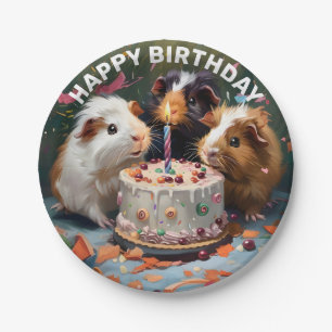 Cavia Pigs Birthday Papieren Bordje