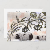 Cavia Pigs Briefkaart (Voorkant / Achterkant)