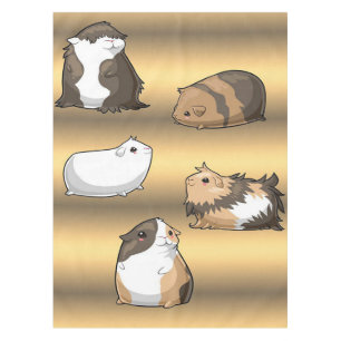 Cavia Pigs Giften met goudmakreel Tafelkleed