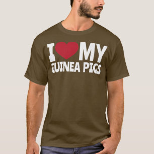 Cavia Pigs LOVE T-shirt