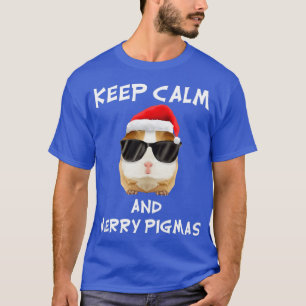 Cavia Pigs Merry Pigmas kerstmis Pet Gift Idea T-shirt