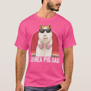 Cavia Vader Eigenaar Cavia Kleding Retro Voor  T-shirt