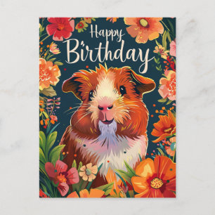 Cavia Verjaardag Briefkaart