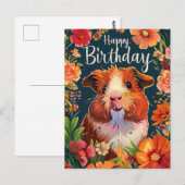 Cavia Verjaardag Briefkaart (Voorkant / Achterkant)