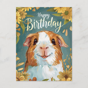 Cavia Verjaardag  Briefkaart