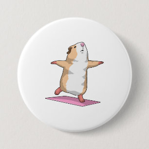 Cavia Yoga Meditatie Fitness Ronde Button 7,6 Cm