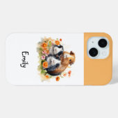 Cavia's Bloemen Mooie Fantasie Gepersonaliseerd Case-Mate iPhone Case (Achterkant (horizontaal))