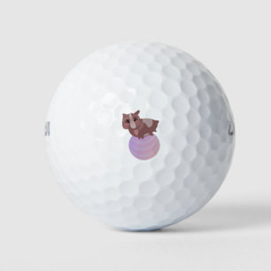 Cavia's Fitness Grappig Ontwerp Golfballen
