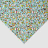 Cavia's in blauw tissuepapier (Detail)