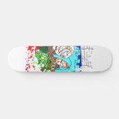 Cavia's in een kooi skateboard (Horizontaal)