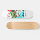 Cavia's in een kooi skateboard (Horizontaal)