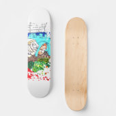 Cavia's in een kooi skateboard (Voorkant)