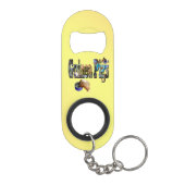 Cavia's Is Het Woord, Flesopener Sleutelhanger Mini Flessenopener (Achterkant)