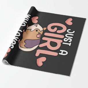 Cavia's Meisje die houdt van cavia's Cadeaupapier