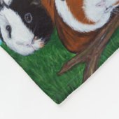Cavia's schilderen fleece deken (Hoek)